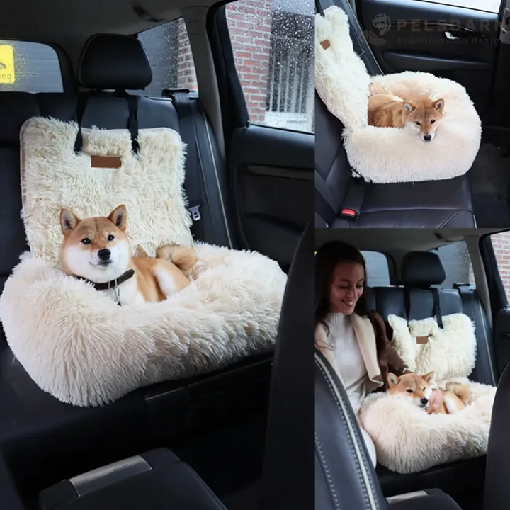 Car Dog Bed + Free Seat Belt