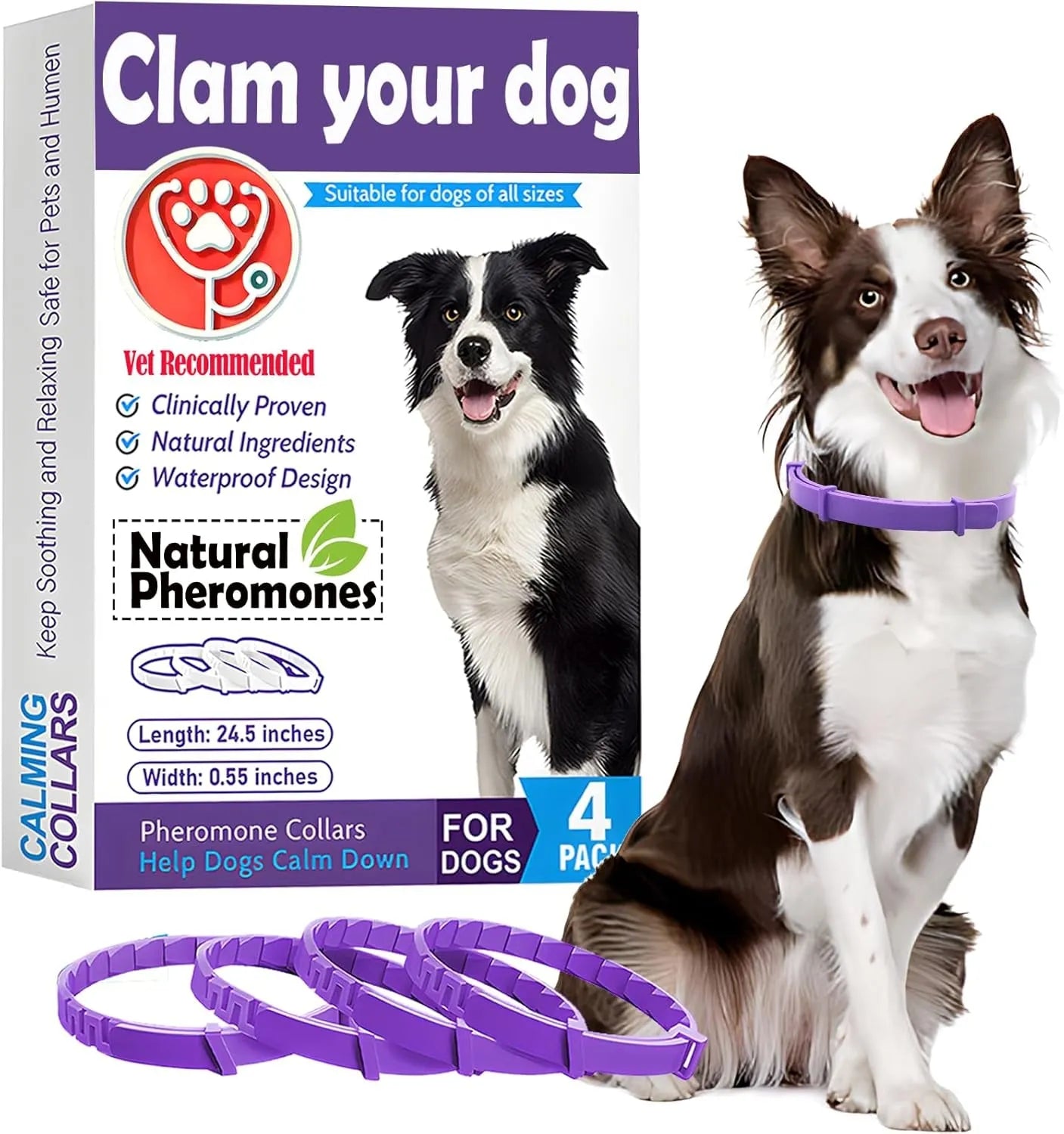 Natural Pheromone Calming Collar - Paw Fit Gears