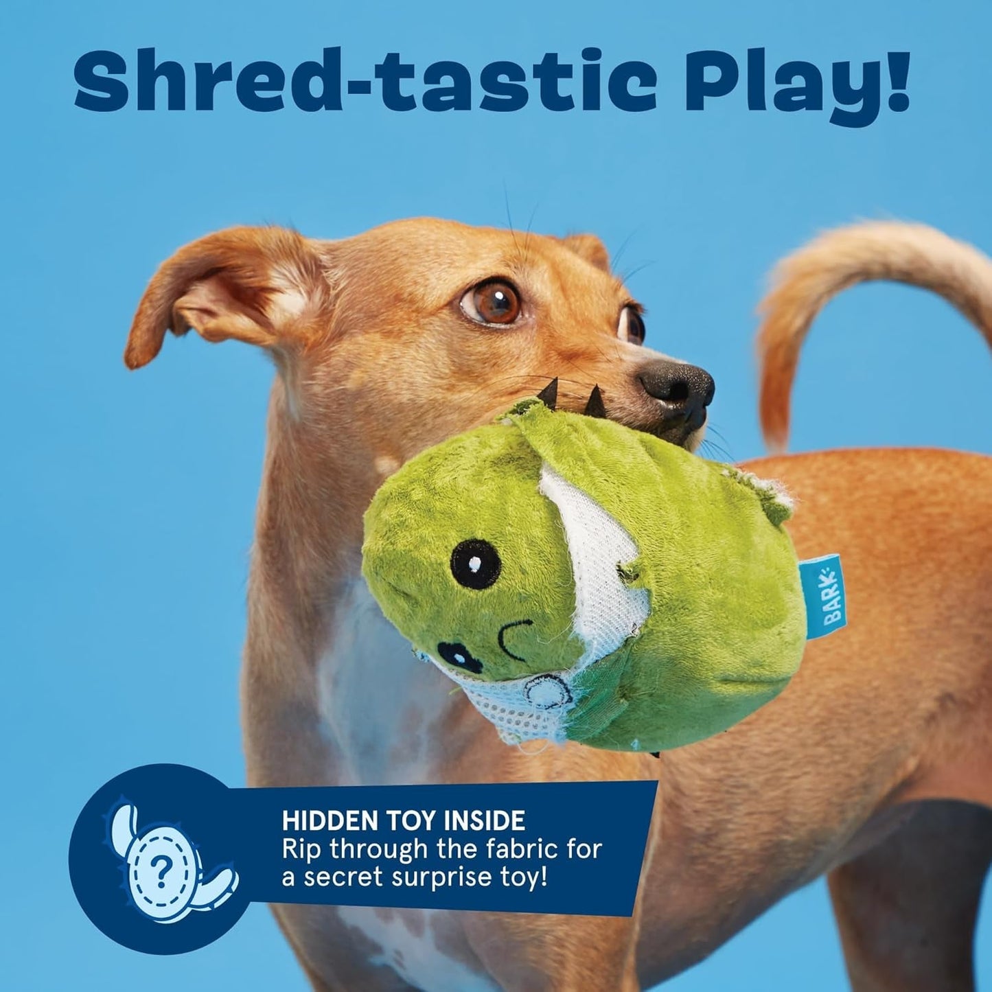 2 - in - 1 Interactive Plush Dog Toy – Rip & Reveal Squeaky Toy for Dogs & Puppies - Paw Fit Gears