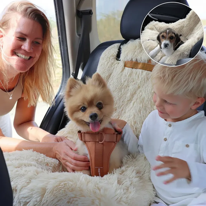 Car Dog Bed + Free Seat Belt
