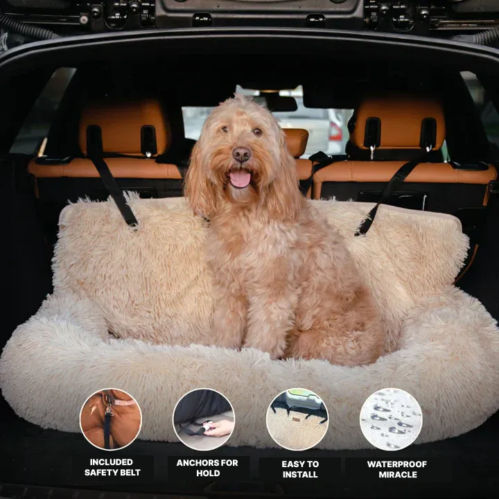 Car Dog Bed + Free Seat Belt