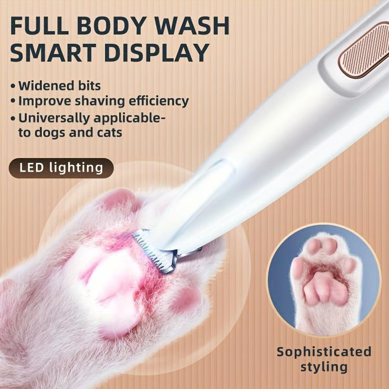 Cordless Low Noise Pet Hair Clipper for Dogs