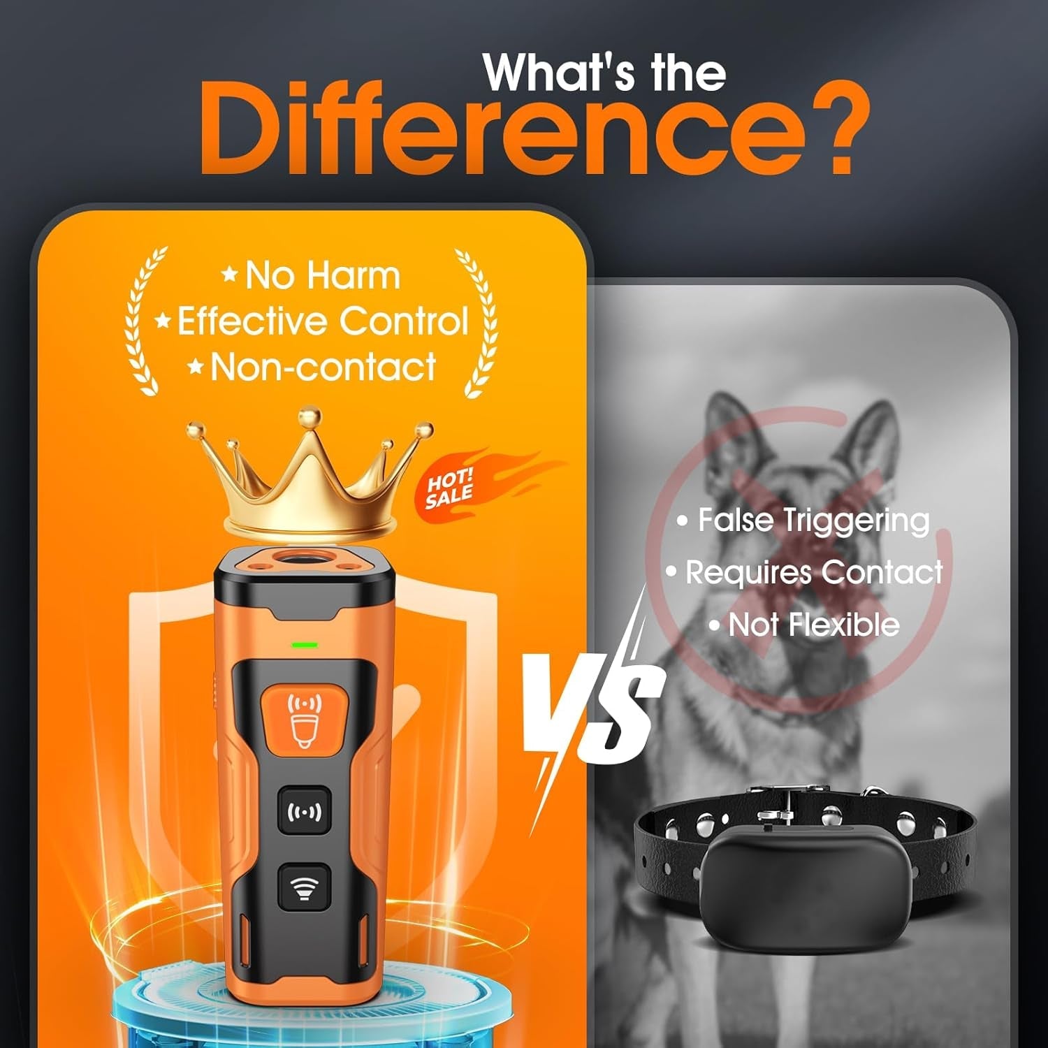 Ultrasonic Dog Training Device for Indoor & Outdoor Use - Paw Fit Gears