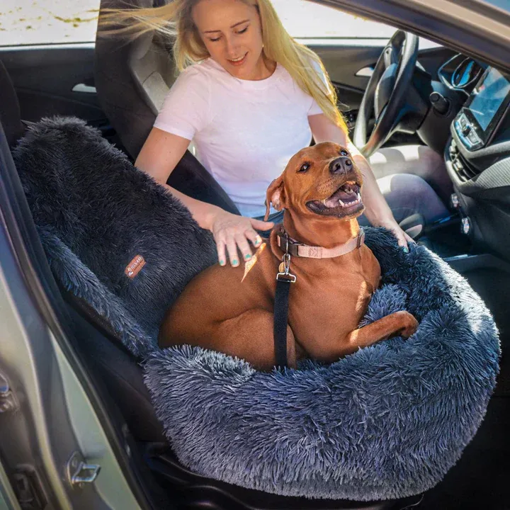 Car Dog Bed + Free Seat Belt
