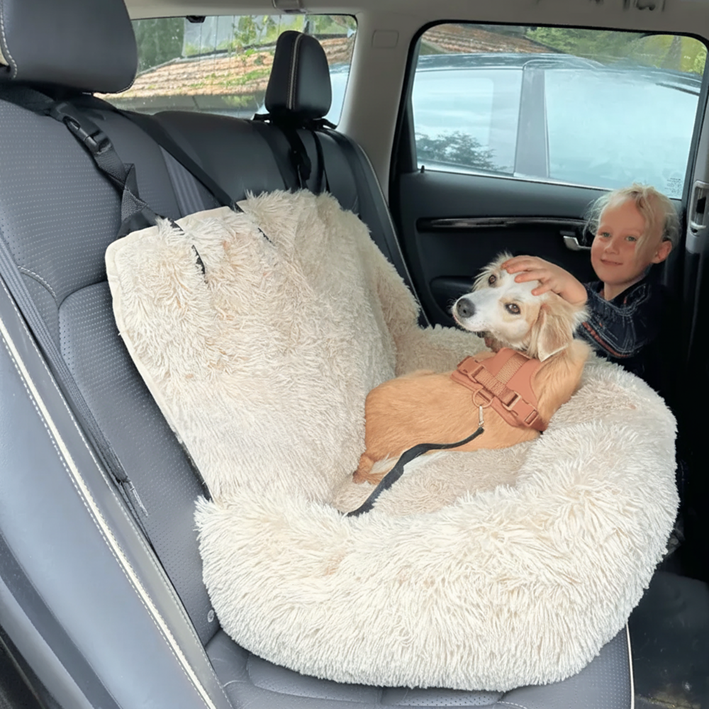 Car Dog Bed + Free Seat Belt