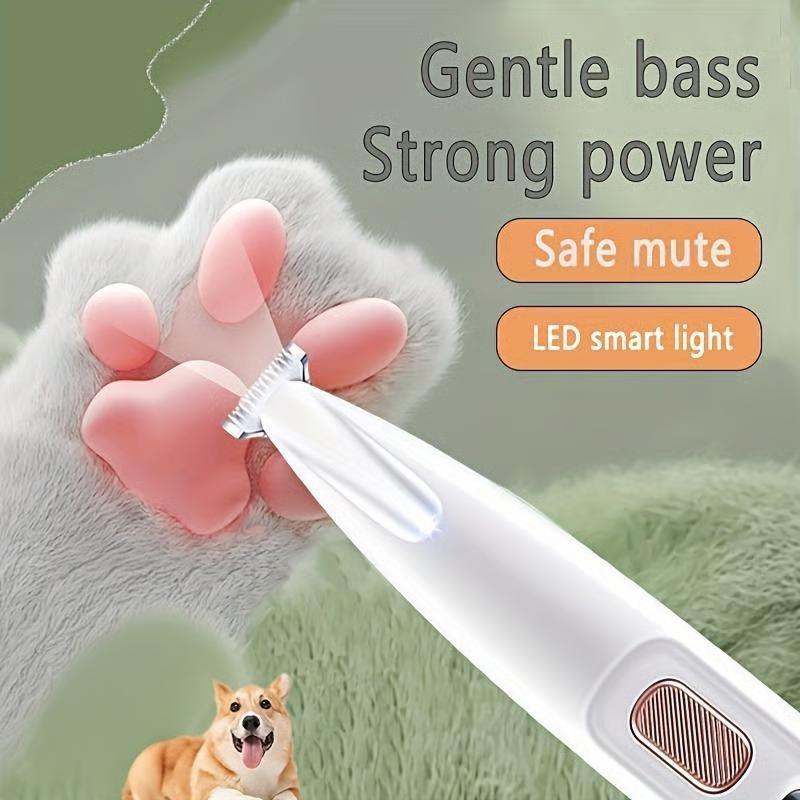 Cordless Low Noise Pet Hair Clipper for Dogs